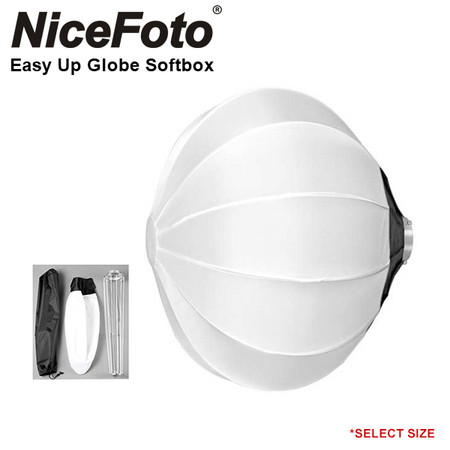 Nicefoto Easy Up Globe Softbox Diffuser Ball (Bowens Mount) [ 40cm / 50cm / 65cm / 80 cm]
