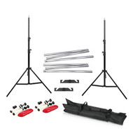 Hemmotop T-Shape Portable Background Backdrop Stand Kit 5x6.5ft with 4 Clip Clamps and Carry Bag,Photo Backdrop Stand Support System Kit for Photo Video Studio 