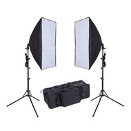 Fotolux 2x E27 5500K Daylight Fluorescent Lighting Kit (2 Lights)