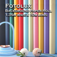Fotolux 1.35m x 10m Seamless Background Paper Roll (Half-Width )