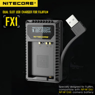 Nitecore FX1 USB Dual Slot Battery Charger for Fujifilm NP-W126 / NP-W126S