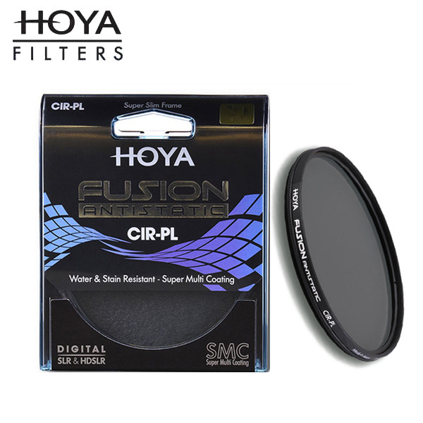 Hoya 58mm FUSION Antistatic Super Multi Coating Super Slim Frame Circular Polarizing Filter 