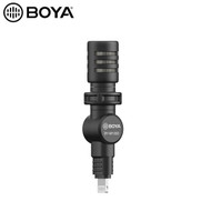BOYA BY-M100D Omnidirectional Directional Miniature Condenser Microphone (Lightning connector)