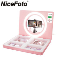 Nicefoto E-1 Live Make Up Ring Light (3200K-6500K) Beauty Box