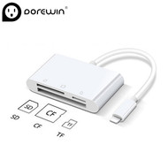 Dorewin DW-PK003 3-in-1 Lightning Male to SD / CF / TF Card Reader