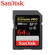 SanDisk Extreme Pro 64GB 300MB/s 2000X SDXC UHS-II V90 SD Memory Card