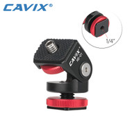 Cavix HS-01 Mini Hot Shoe Tilt Head with 1/4" Screw