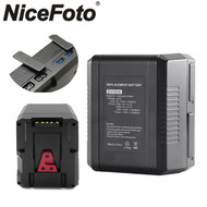 Nicefoto DV004 (BP-150) Large 10400mAh 154Wh Li-ion V-mount Battery  (with D-tap & USB Output)