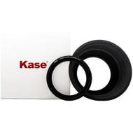 Kase 82mm Magnetic Circular Filter Lens Hood with Magnetic Adapter Ring 
