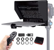 Feelworld TP10 10" Portable Folding Teleprompter for Smartphone / Up to 11" Tablet / DSLR