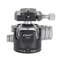 Cavix D-55A+CL-70N Low Profile Panorama Ball Head (Max Load 12kg)