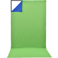 Jinbei 150 x 200cm Folding Background Stand with Blue & Green B/G Cloth