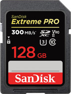 SanDisk Extreme Pro SDXC UHS-II 300MB/s (V90) 128GB SD Memory Card