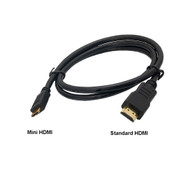 Fotolux  Mini Male HDMI to Type A Male HDMI Cable ( 1m ) HD 4K