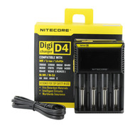 Nitecore Battery Charger D4 4-Channel Digicharger for rechargeable AA/AAA