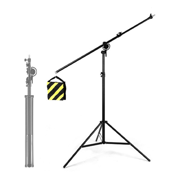 Fotolux J2150 3.6m Aluminium Boom Stand for Professional Use (Rotatable)
