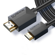 Dorewin 4K HD Mini Male HDMI to Male HDMI Cable (3m)