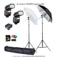 Godox 2x V860III Strobist Off Camera TTL HSS Speedlight Kit