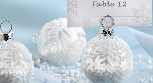 Winter Wedding Favors