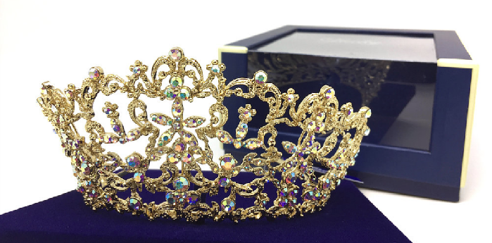 Gold and Rose Gold Tiaras
