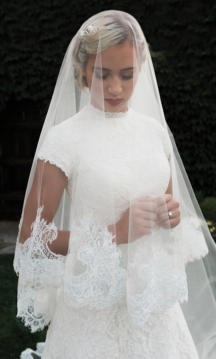 a wedding veil