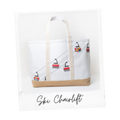 Chairlift Canvas Tote Bag