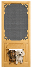 PET SAFE - SOLID WOOD SCREEN DOOR #D809