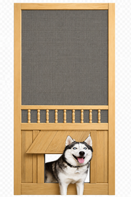 PET SAFE - SOLID WOOD SCREEN DOOR #D812