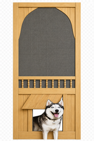 PET SAFE - SOLID WOOD SCREEN DOOR #D813