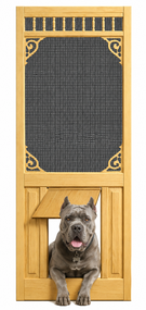 PET SAFE - SOLID WOOD SCREEN DOOR #D824