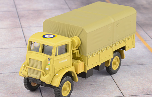 1942 76QLD004 Oxford Military 1/76 Bedford QLD Cargo Truck British Army RASC 