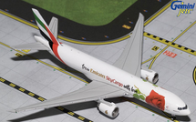 Emirates Sky Cargo B777F With Love A6-EFL Gemini Diecast Display Model