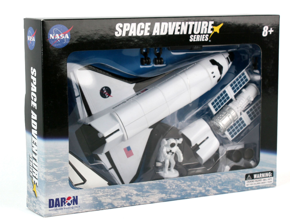 Daron Flying Space Shuttle on a String