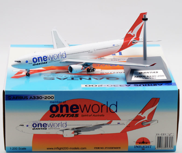 Herpa 530156-1/500 Airbus a330-300 Qantas-NEW 2016 colors-NUOVO 