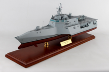 USS Independence (LCS-2) Littoral Combat Ship US Navy 1/120 Mahogany Display Model