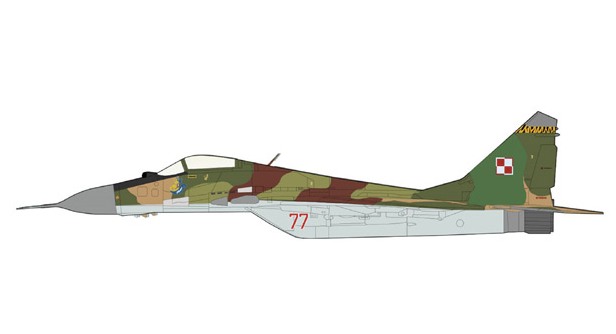 Mig 29 Fulcrum A Polish Air Force 1st Fighter Aviation Rgt Red 77 Minsk Mazowiecki Ab Poland 1996 1 72 Hobby Master Hm Ha6512 Mocna strona , co to za noc , kochana uwierz. mig 29 fulcrum a polish air force 1st fighter aviation rgt red 77 minsk mazowiecki ab poland 1996