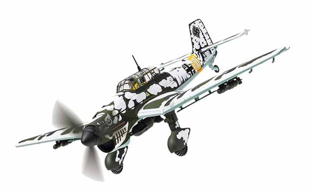 SET OF 4 AIRCRAFTS 1:72 Focke Hawker Messerschmitt Stuka Yak DIECAST MODEL PLANE 