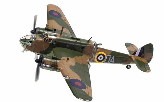 Scale model 1:144 Bristol "Beaufort" Royal Air Force 1941 