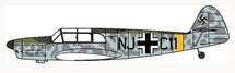 Bf 108 Taifun NJ+C11, Luftwaffe, World War II