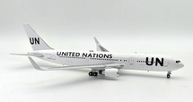United Nations Boeing 767-300 with stand