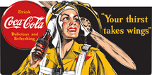 "Coke Aviator Woman" Ande Rooney