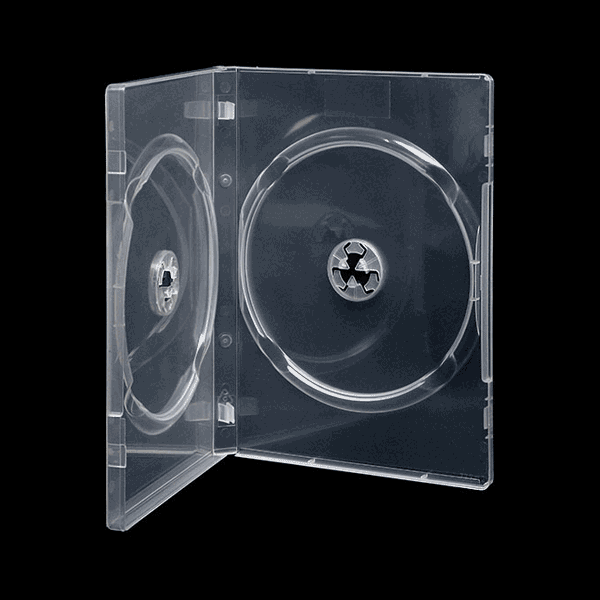 Adtec DVD Box Clear (2 Disc) - 25 Pack