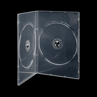 Adtec Slimline DVD Box Clear (2 Disc) - 50 Pack