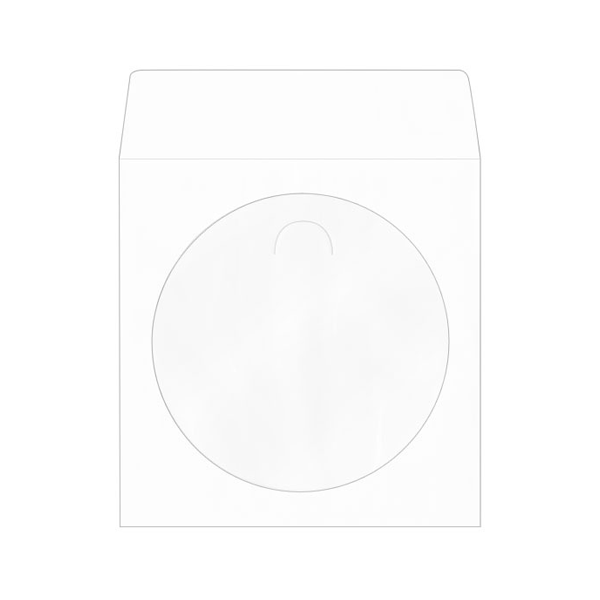 Adtec White Paper Envelope (with Window) - 100 Pack