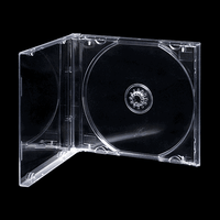 Adtec CD Jewel Case with Clear Tray - 50 Pack