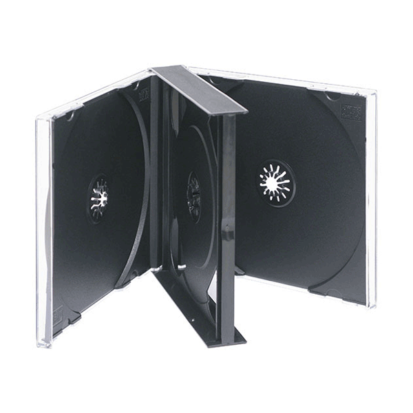 Adtec 4 Disc CD Jewel Case - 50 Pack