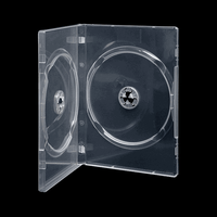 Adtec DVD Box Clear (2 Disc) - 100 Pack