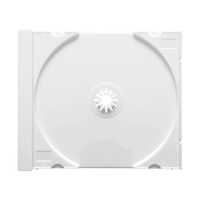 Adtec Standard Grade White Tray for CD Jewel Case - 10 Pack 