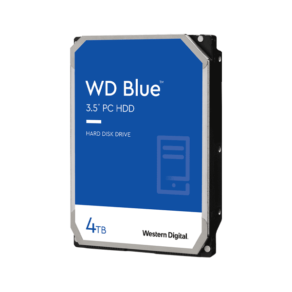 Western Digital Blue SATA 4TB Hard Drive (WD40EZRZ)
