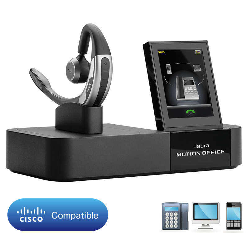 JABRA Motion Office 6670904105 GN6670 Bluetooth Wireless Headset Desk and Smartphone